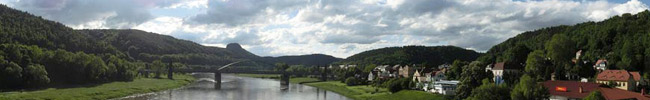 Blick auf die Elbe